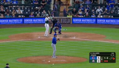 [Lyons] Sam Hilliard has five career pinch hit home runs. Three of those tied the game or took the lead in the ninth inning or later. Only Jason Giambi ever did that with Colorado.