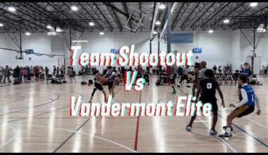 Team Shootout vs Vandermont Elite Basketball Game by MoonvilleLLC
