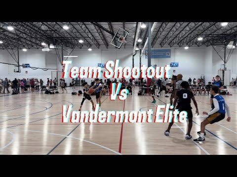 Team Shootout vs Vandermont Elite Basketball Game by MoonvilleLLC