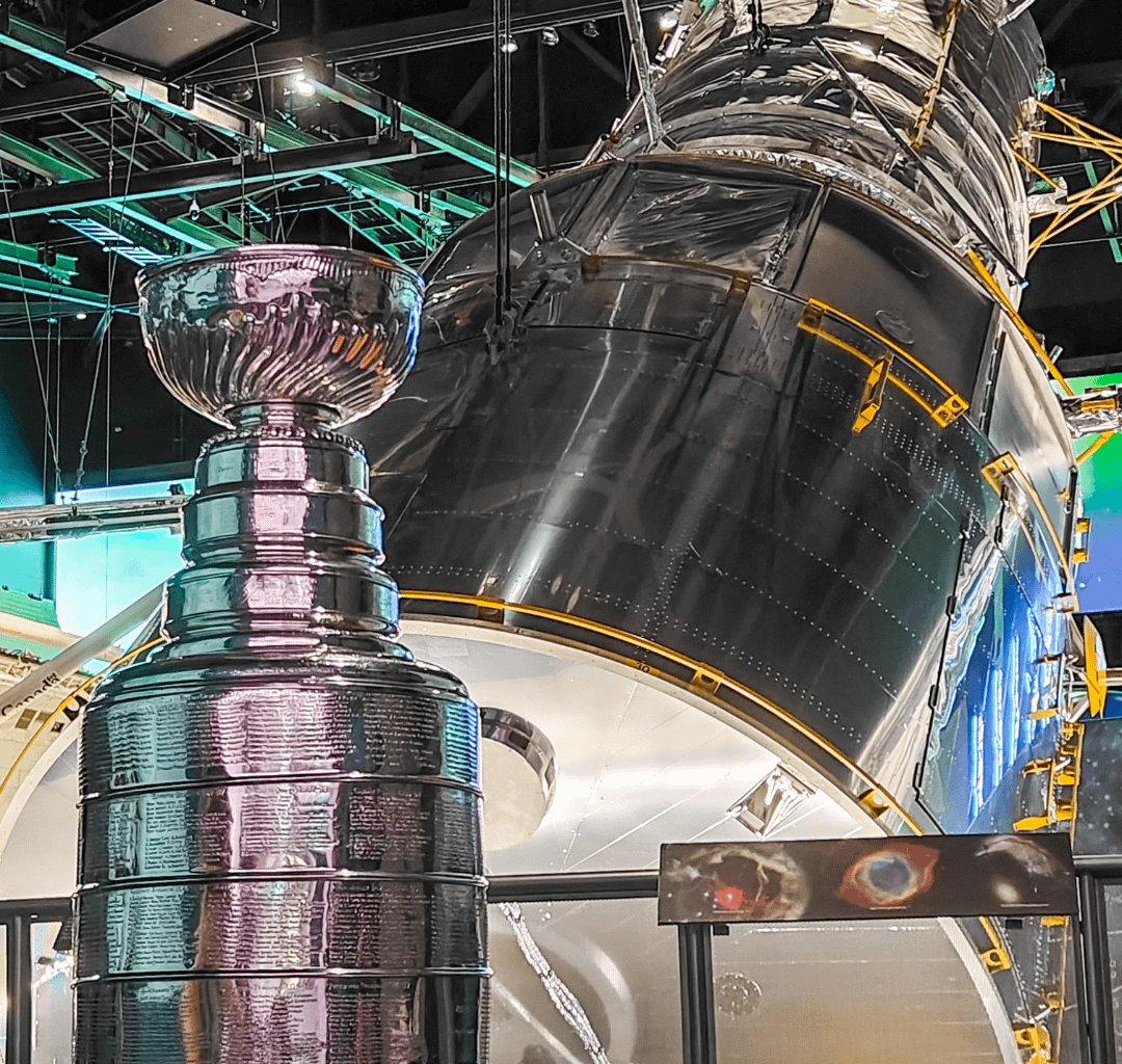 The Stanley Cup made a visit to NASA's Kennedy Space Center