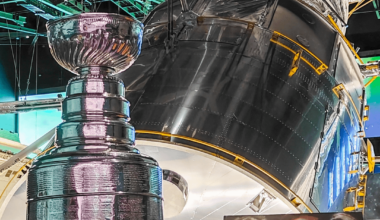 The Stanley Cup made a visit to NASA's Kennedy Space Center