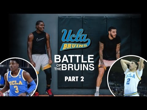 [Youtube] PART 2 | NBA Lonzo Ball and Aaron Holiday GO AT IT during CRAZY 1v1! BATTLE OF THE UCLA BRUINS