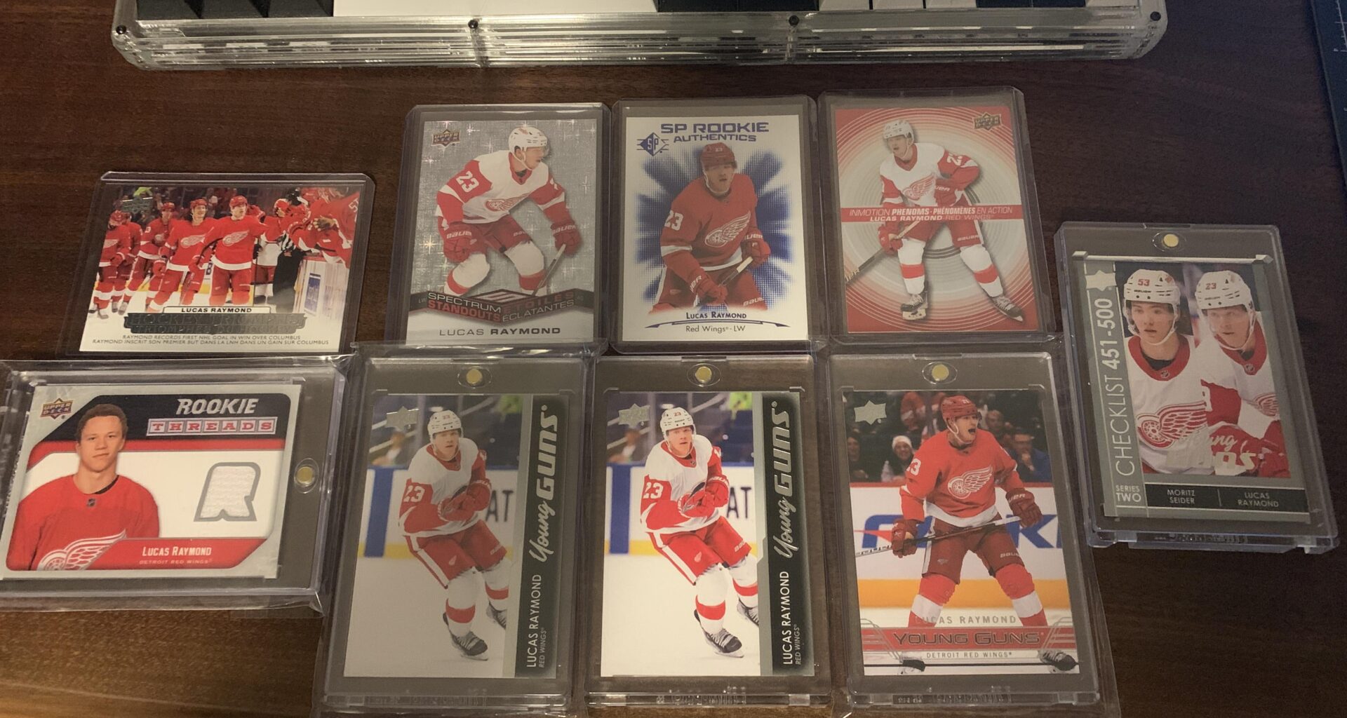 My humble rayzor collection on this fine signing announcement evening.