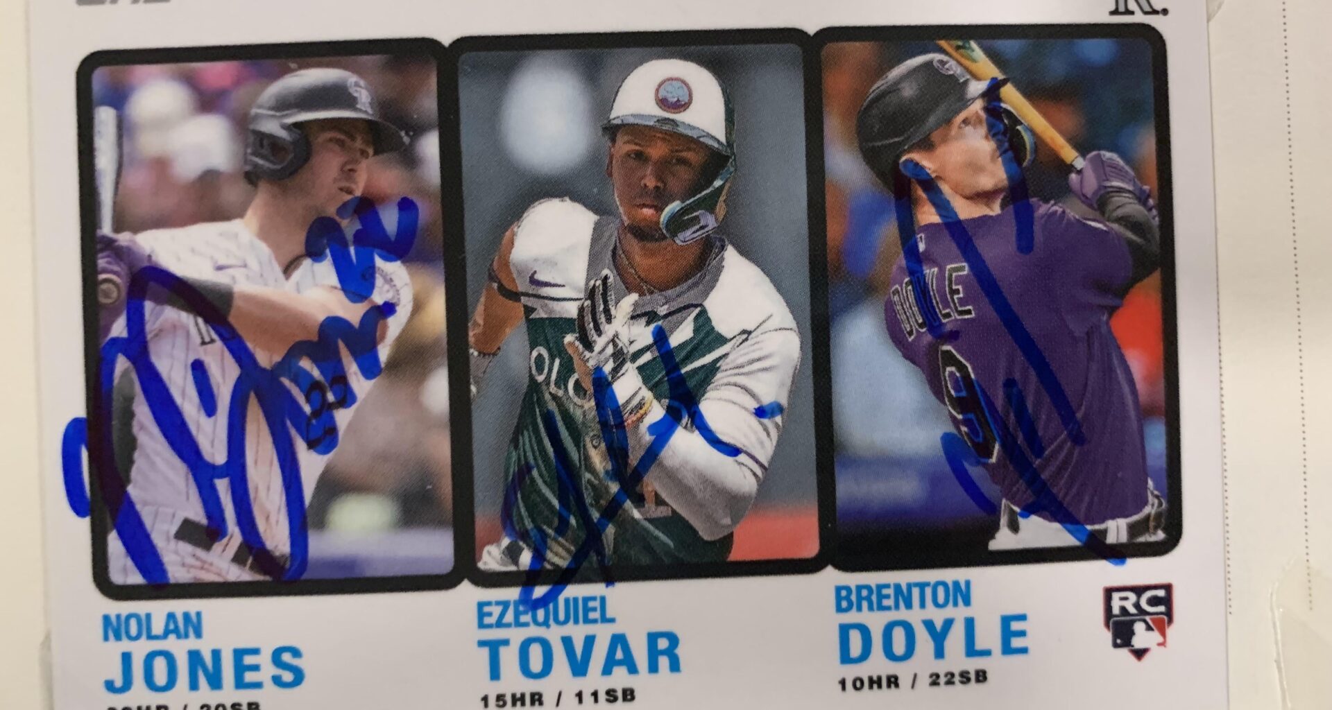 Nolan finished off the triple auto card pregame tonight