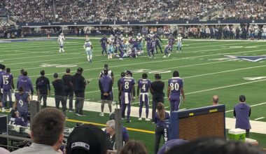 Made it out to the game. The flock was loud!