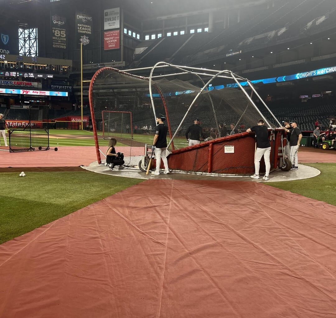 Checking in from Chase Field