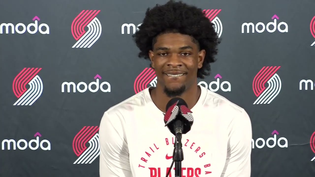 Scoot Henderson Media Availability | 2024 Media Day | Portland Trail Blazers