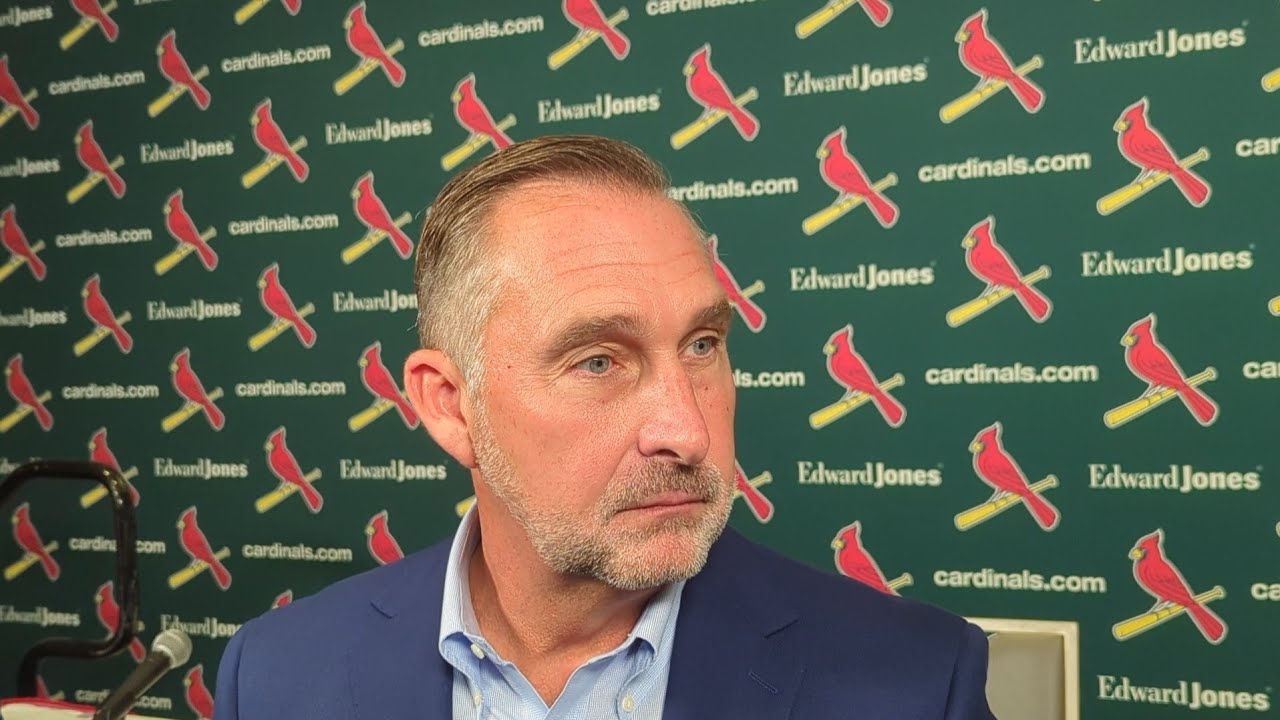John Mozeliak spoke to reporters AFTER the Cardinals press conference ended  — Here's the video
