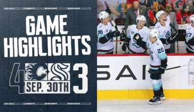 Seattle Kraken at Calgary Flames | 09/30/24