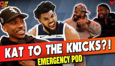 Jeff Teague REACTS to Karl-Anthony Towns trade to Knicks, Julius Randle to Timberwolves | Club 520