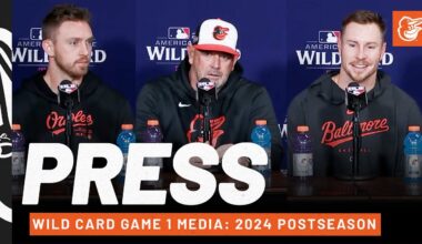 Orioles Postseason Media Availability | Wild Card Game 1 | Westburg, O'Hearn, and Hyde