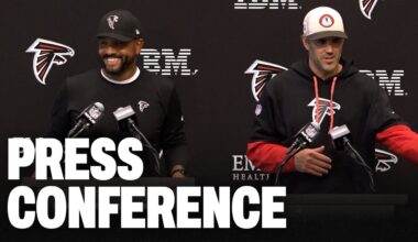 Atlanta Falcons coordinators Zac Robinson and Jimmy Lake on challenges ahead of Buccaneers matchup