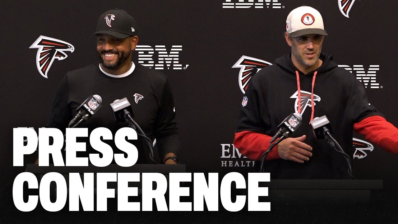 Atlanta Falcons coordinators Zac Robinson and Jimmy Lake on challenges ahead of Buccaneers matchup