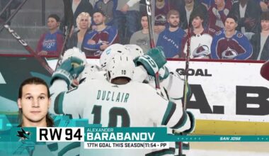 San Jose Sharks vs Colorado Avalanche