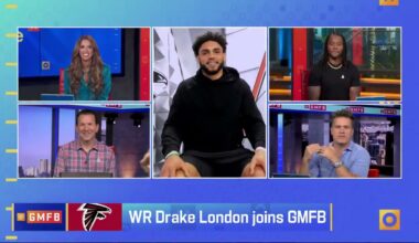 Drake London joins 'GMFB' to talk Thursday Night Football and start to the season | Atlanta Falcons