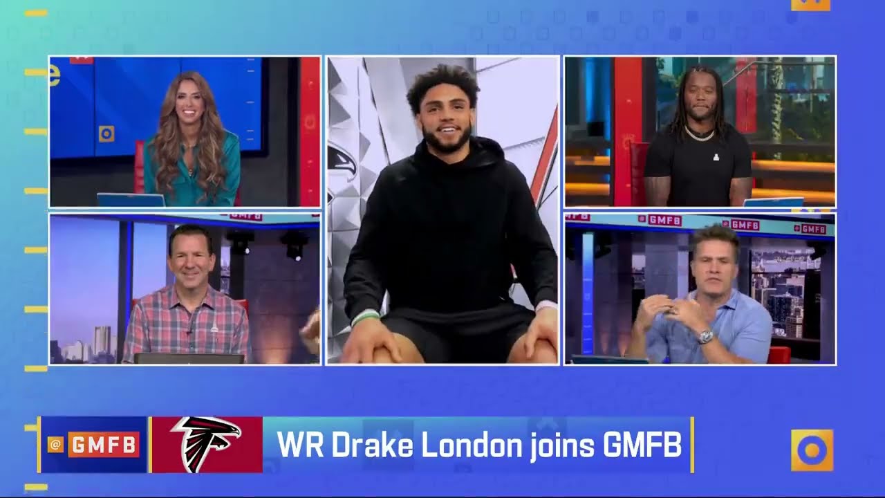 Drake London joins 'GMFB' to talk Thursday Night Football and start to the season | Atlanta Falcons