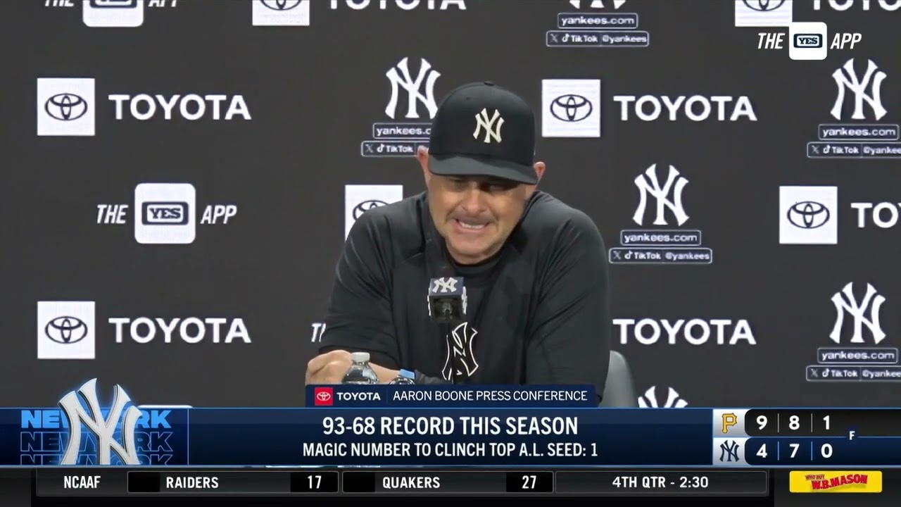 Aaron Boone on Anthony Rizzo injury update