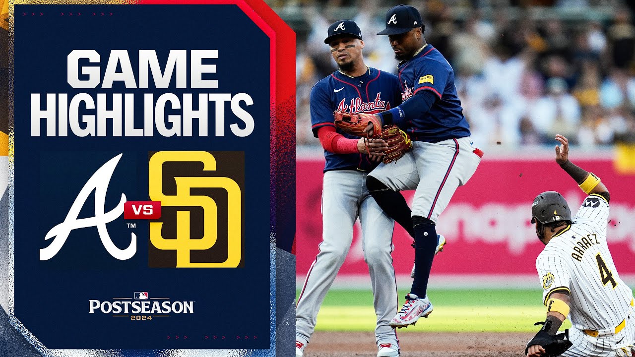 Braves vs. Padres NL Wild Card Game 2 Highlights (10/2/24) | MLB Highlights