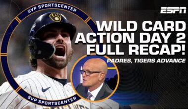 WILD CARD DAY 2 RECAP 👏 Brewers TIE IT UP 👀 Tigers, Royals & Padres ADVANCE 🍿 | SC with SVP