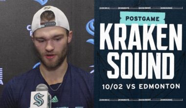 Postgame Sound | Brandon Montour, Shane Wright & Philipp Grubauer - October 02, 2024