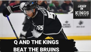 Q and the Kings beat the Bruins
