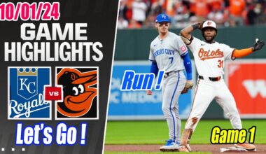 Kansas City Royals vs Baltimore Orioles Game 1 Highlights (10/01/2024) AL Wild Card | MLB Highlights
