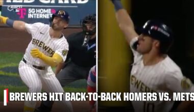 Brewers SLAM BACK-TO-BACK HOMERS vs. Mets to take the lead in Game 3 🔥 | ESPN MLB