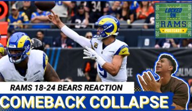 LOCKED ON RAMS POSTCAST: Stafford PICKED late, Los Angeles Rams fall 24-18 to Caleb's Chicago Bears