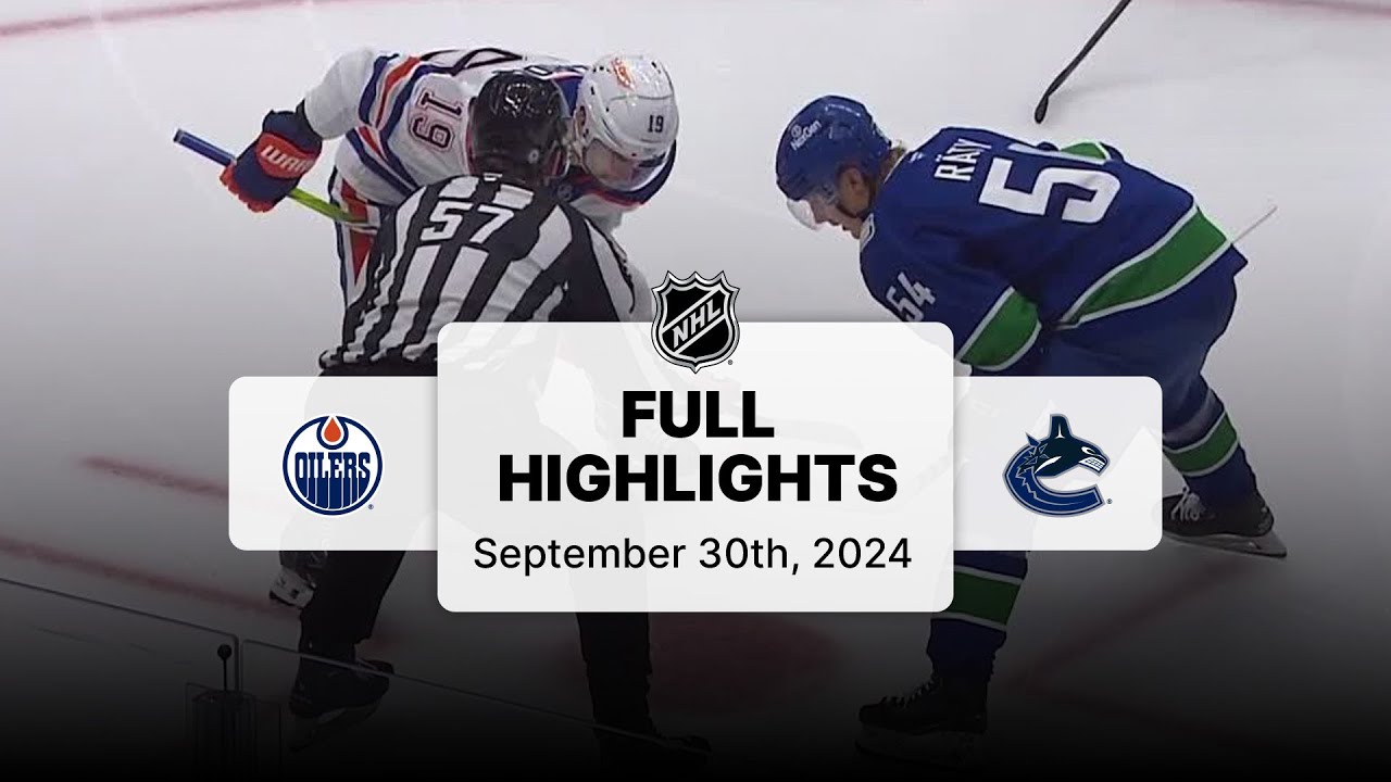 Oilers at Canucks | October 04, 2024 | NHL Full Game Highlights