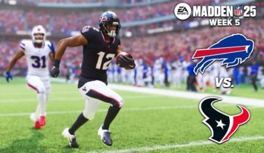 Buffalo Bills vs. Houston Texans | Week 5 Madden 25 Simulation