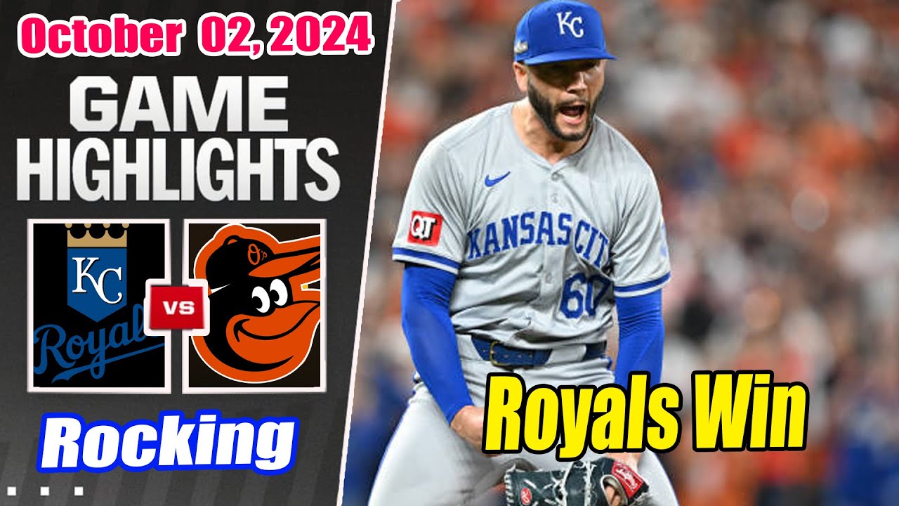 Kansas City Royals vs Baltimore Orioles Game 2 Full Highlights | AL Wild Card | MLB Highlights 2024