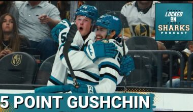 Danil Gushchin's Five Point Night Powers San Jose Sharks Comeback Win Over The Vegas Golden Knights