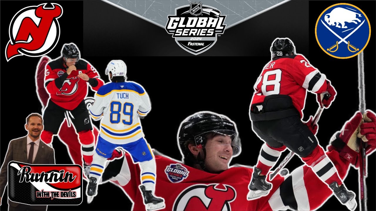 NJ Devils Beat Buffalo Sabres 3-1 In Game 2 Of Global Series | HEAVIER, EDGIER, MORE VIOLENT!