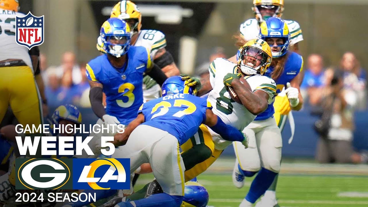 Green Bay Packers vs. Los Angeles Rams Game Highlights | NFL 2024 Week 5