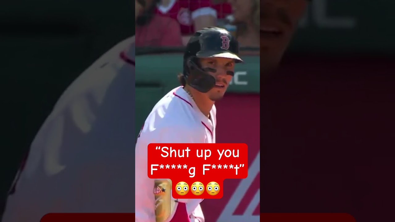 😳WOAH WTF‼️Mics pick up #redsox player Jarren Duran using a homophobic slur towards a fan #shorts