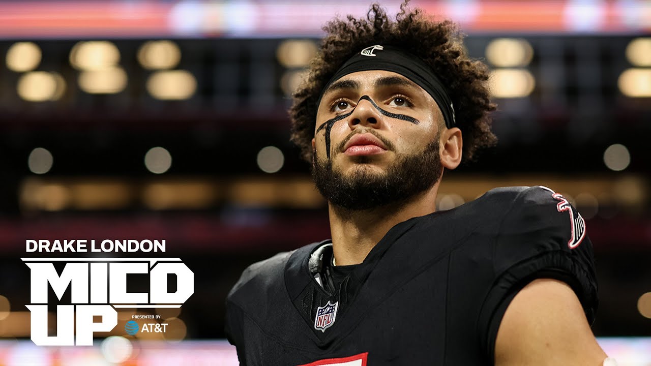 Drake London is mic'd up for WILD division game on TNF | Atlanta Falcons