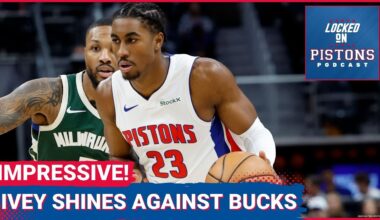 Jaden Ivey Shines In Detroit Pistons First Preseason Game Against The Milwaukee Bucks