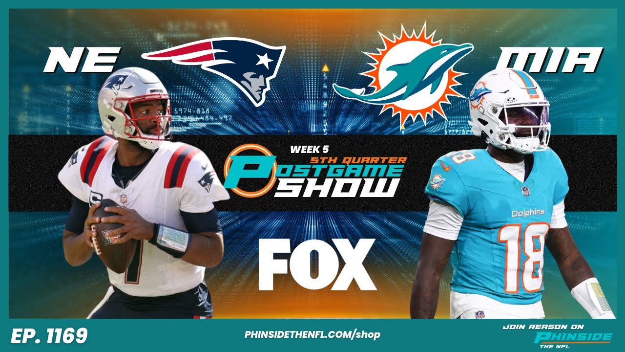 Miami Dolphins NARROWLY Beat New England Patriots 15-10 In Week 5!