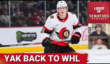 Ottawa Senators Name 23-Man Roster + Carter Yakemchuk Sent Down To WHL