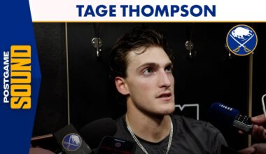 "We Need To Find A Way To Score" | Tage Thompson After Buffalo Sabres Loss To New Jersey Devils