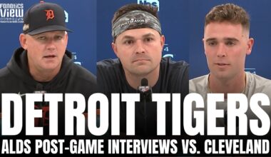 Tarik Skubal, Kerry Carpenter & AJ Hinch React to EPIC ALDS Game Winning HR for Tigers vs. Cleveland
