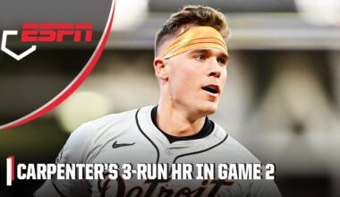 Kerry Carpenter's CLUTCH 3-RUN HOMER IN THE 9TH gives the Tigers the Game 2 win! 🐅 | ESPN MLB