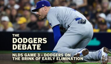 Dodgers lose NLDS Game 3, on the brink of elimination.