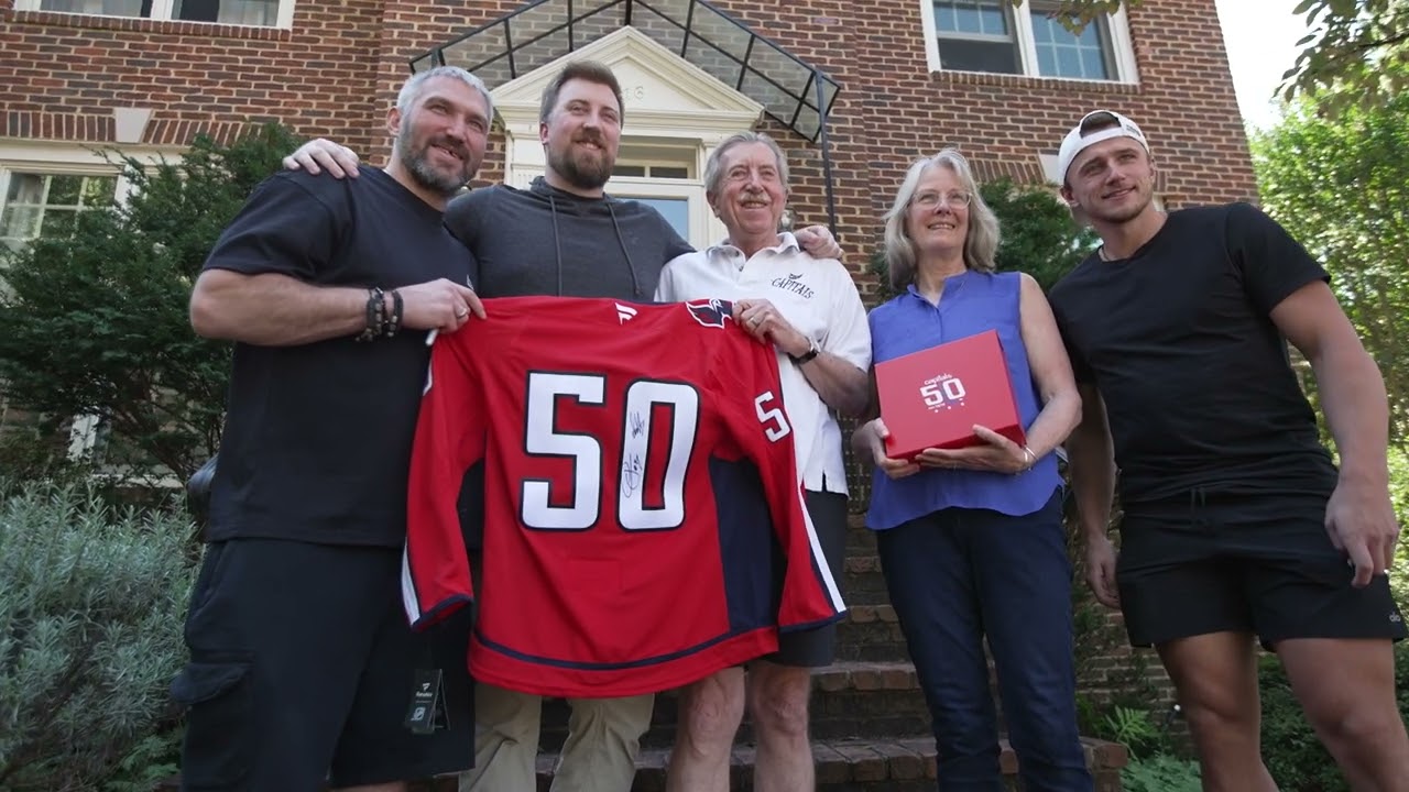 Alex Ovechkin surprises Capitals fans at their home with season tickets and gifts