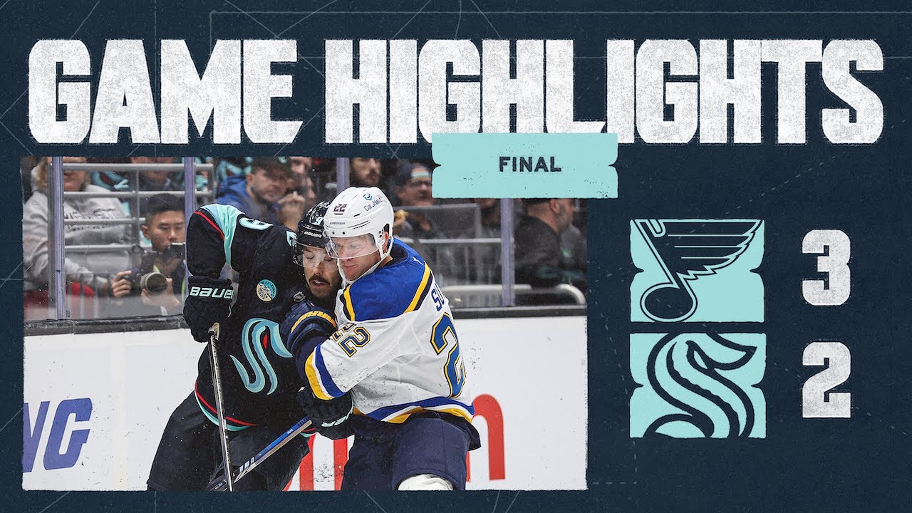 Seattle Kraken vs. St. Louis Blues | 10/08 Game Highlights