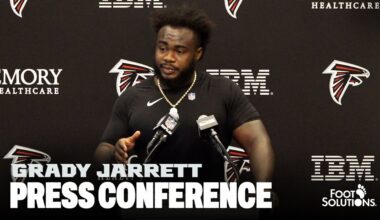 Grady Jarrett, Jessie Bates III and more speak ahead of matchup with Carolina | Press Conferences