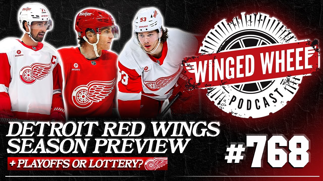 DETROIT RED WINGS NHL SEASON PREVIEW (2024/2025) - Winged Wheel Podcast - Oct. 9th, 2024