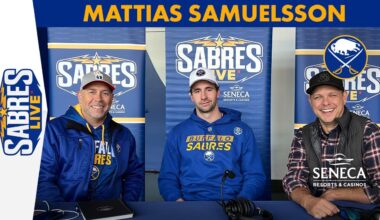 Mattias Samuelsson Joins Sabres Live | Buffalo Sabres