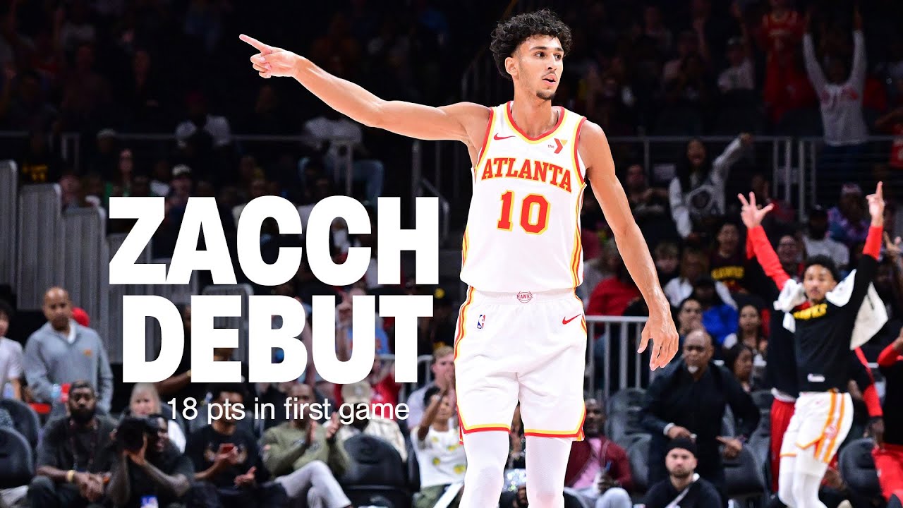 Zaccharie Risacher shines in preseason debut with 18 PTS