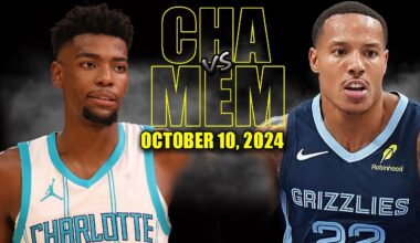 Charlotte Hornets vs Memphis Grizzlies Full Game Highlights - October 10, 2024 | NBA Pre Season